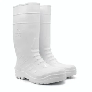 White Steel Toe Boots