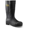 Black Steel Toe Gumboots