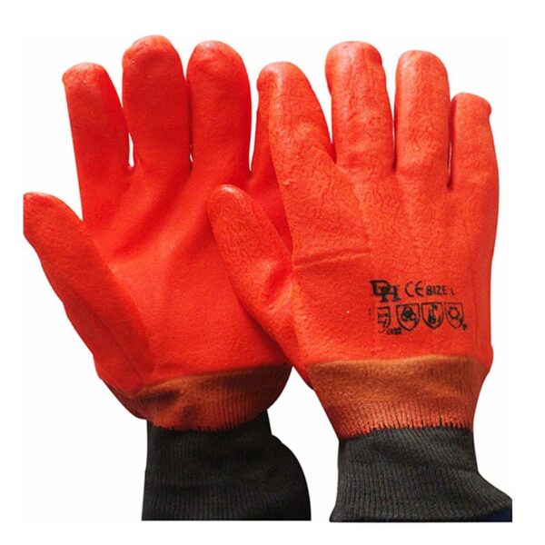 PVC-Knitwrist-Freezer-Gloves Quality freezer Safety Gloves
