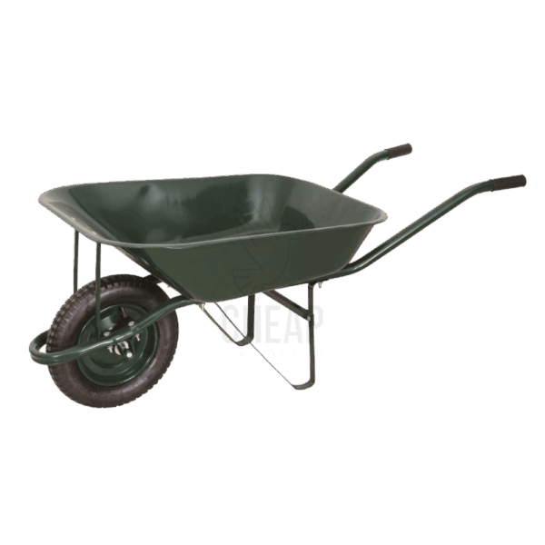 DARK GREEN WHEELBARROW