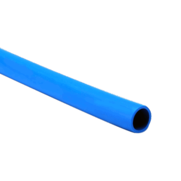 Plastic pipe blue