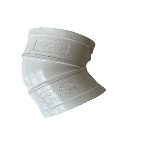 Plastic bend White 45