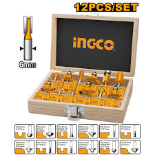 INGCO:12pcs Router bits set(12mm)